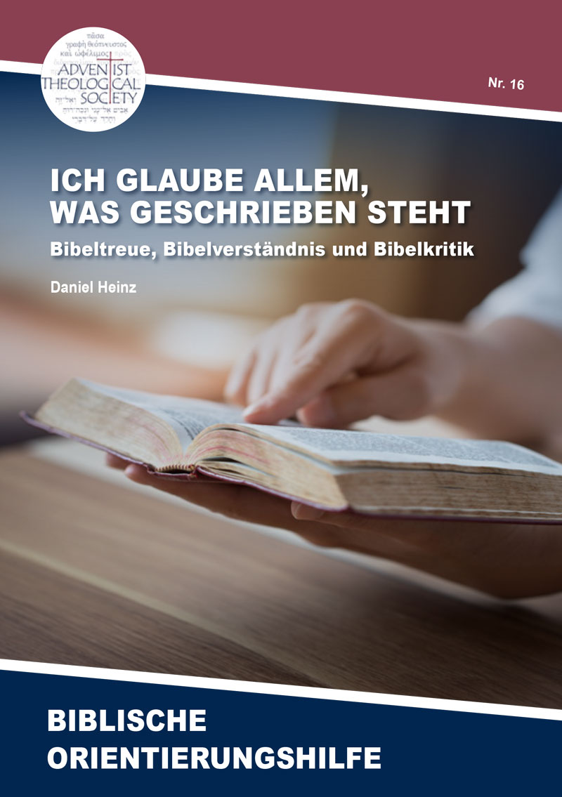 Ich glaube allem, was geschrieben steht